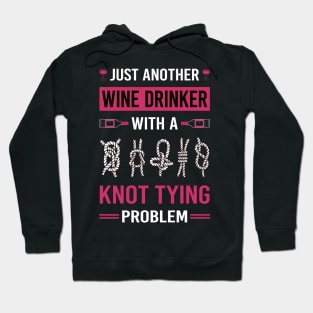 Wine Drinker Knot Tying Hoodie